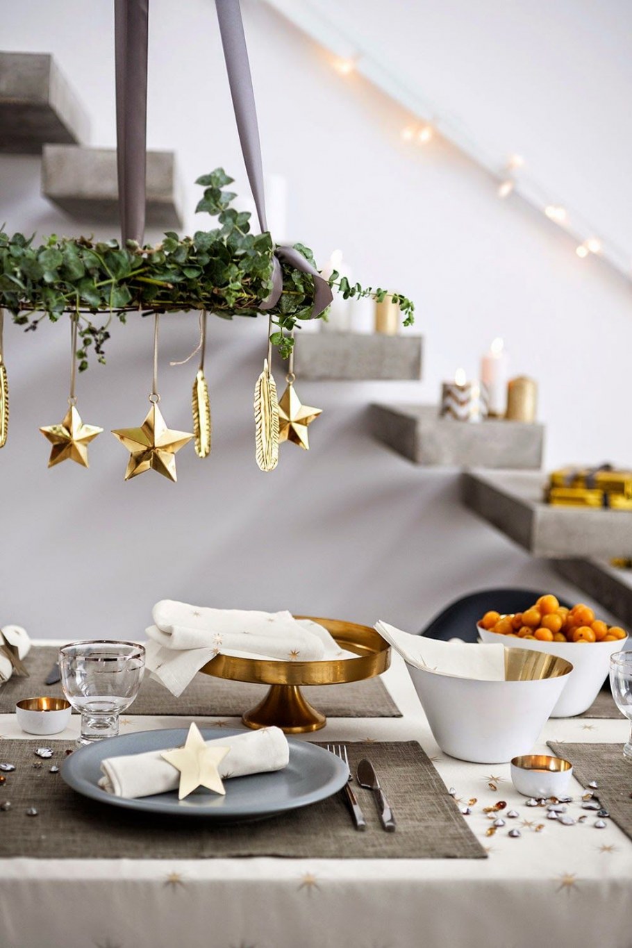 Стильный декор стены на кухне