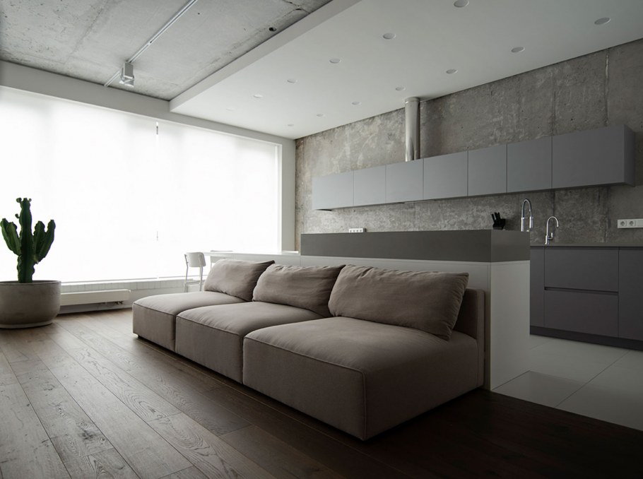 Холодный интерьер Минимализм