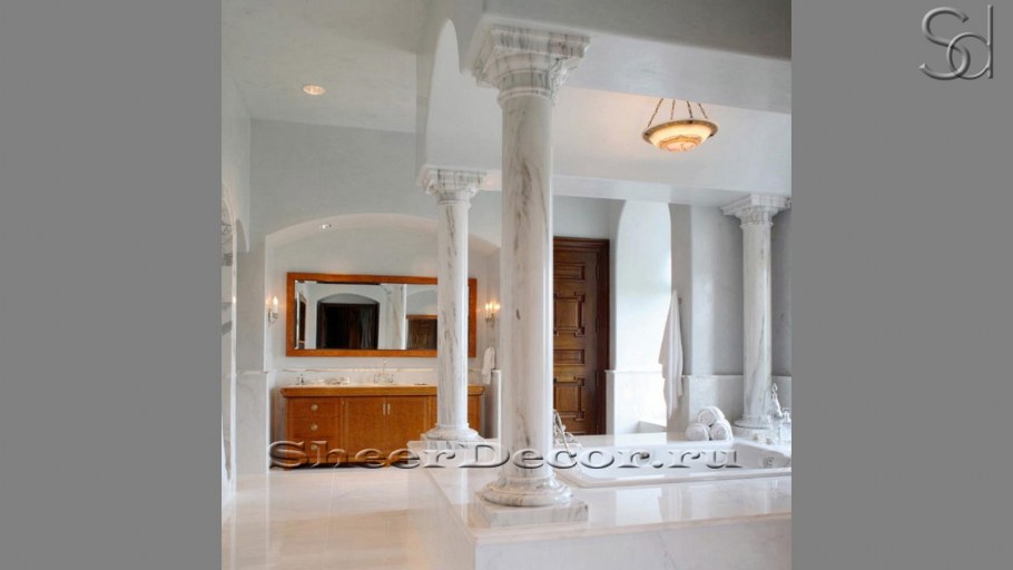 Мраморные колонны в древней Греции