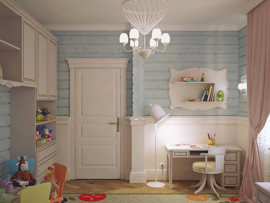 Детская в деревянном доме