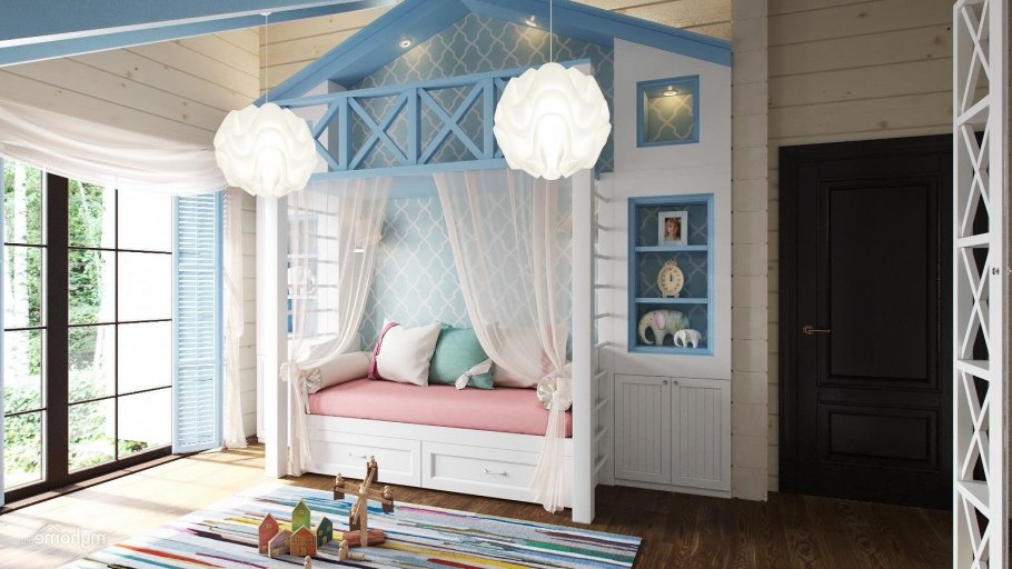 Детская комната из бруса