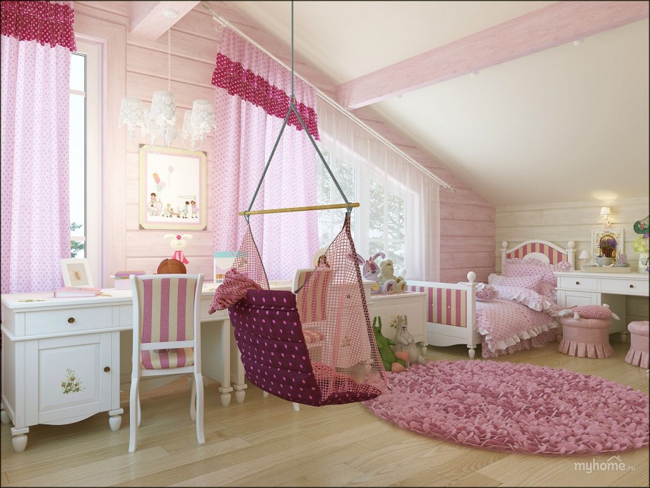 Комната для девочки в доме