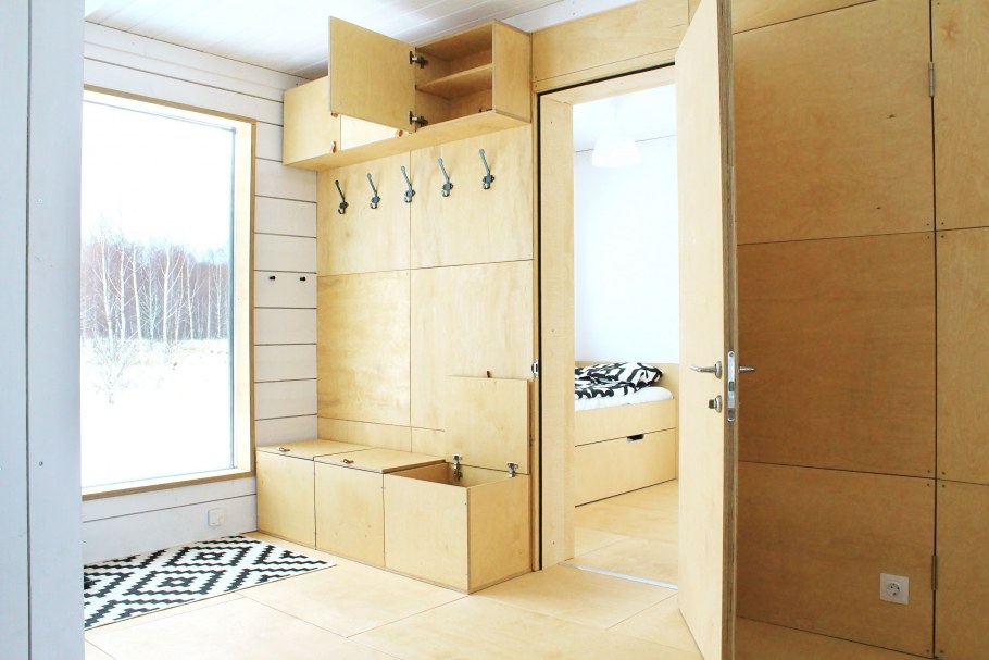 Отделка фанерой в интерьере