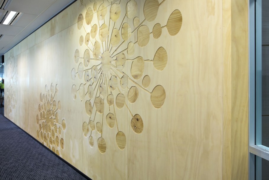 Отделка стен фанерой