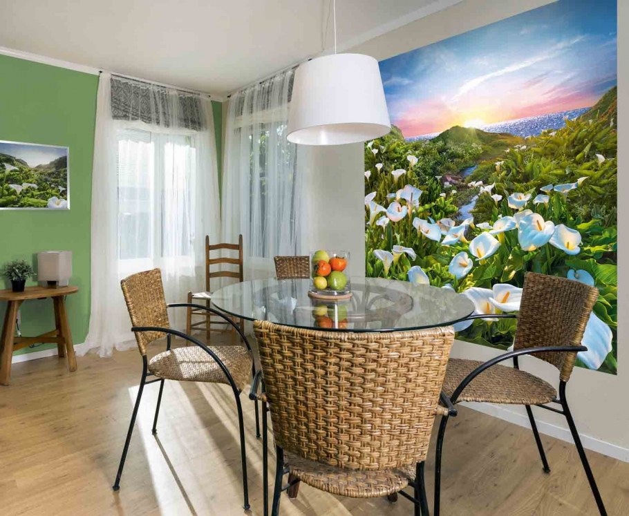 Отделка обеденной зоны на кухне