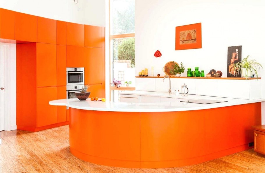 Сочетание цветов на кухне