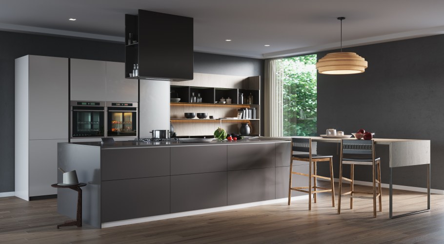 Современная кухня рендеры