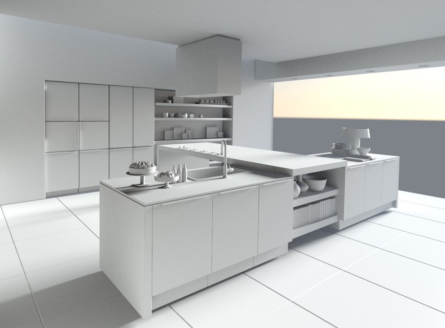 Кухня рендер