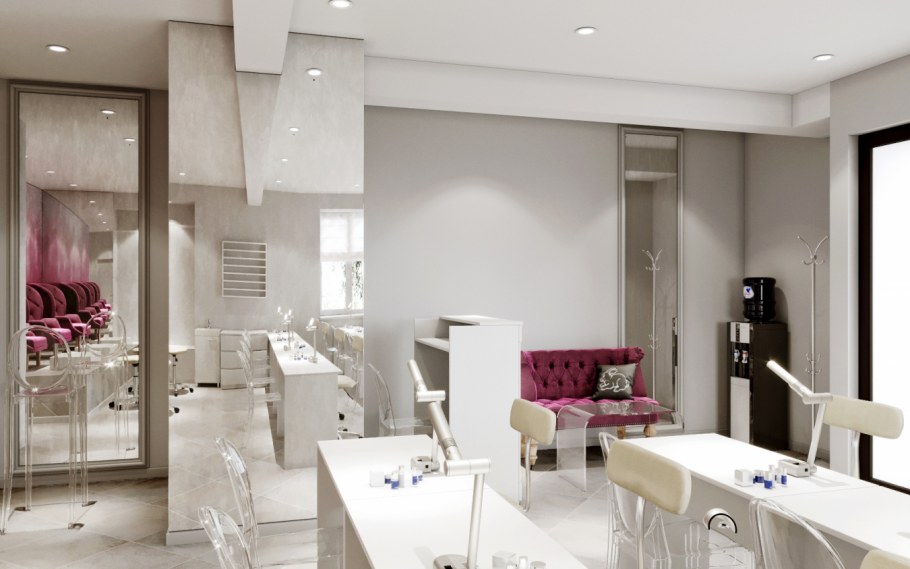 Интерьер парикмахерской