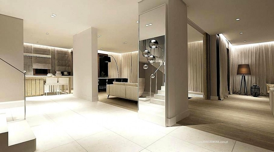 Колонны в современном интерьере