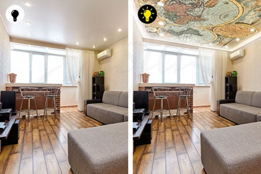 Карданные светильники в интерьере