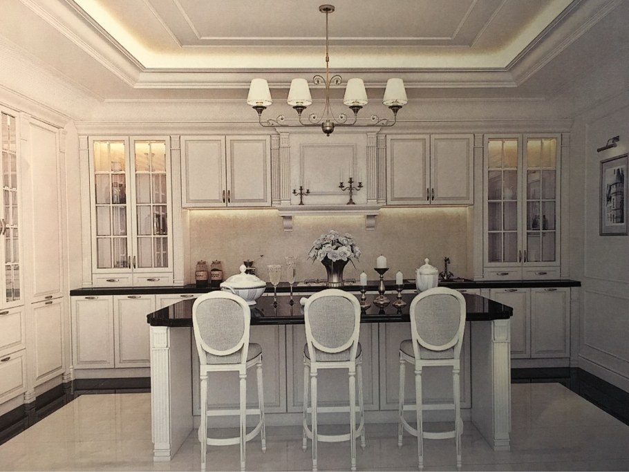 Кухня Неоклассика капучино