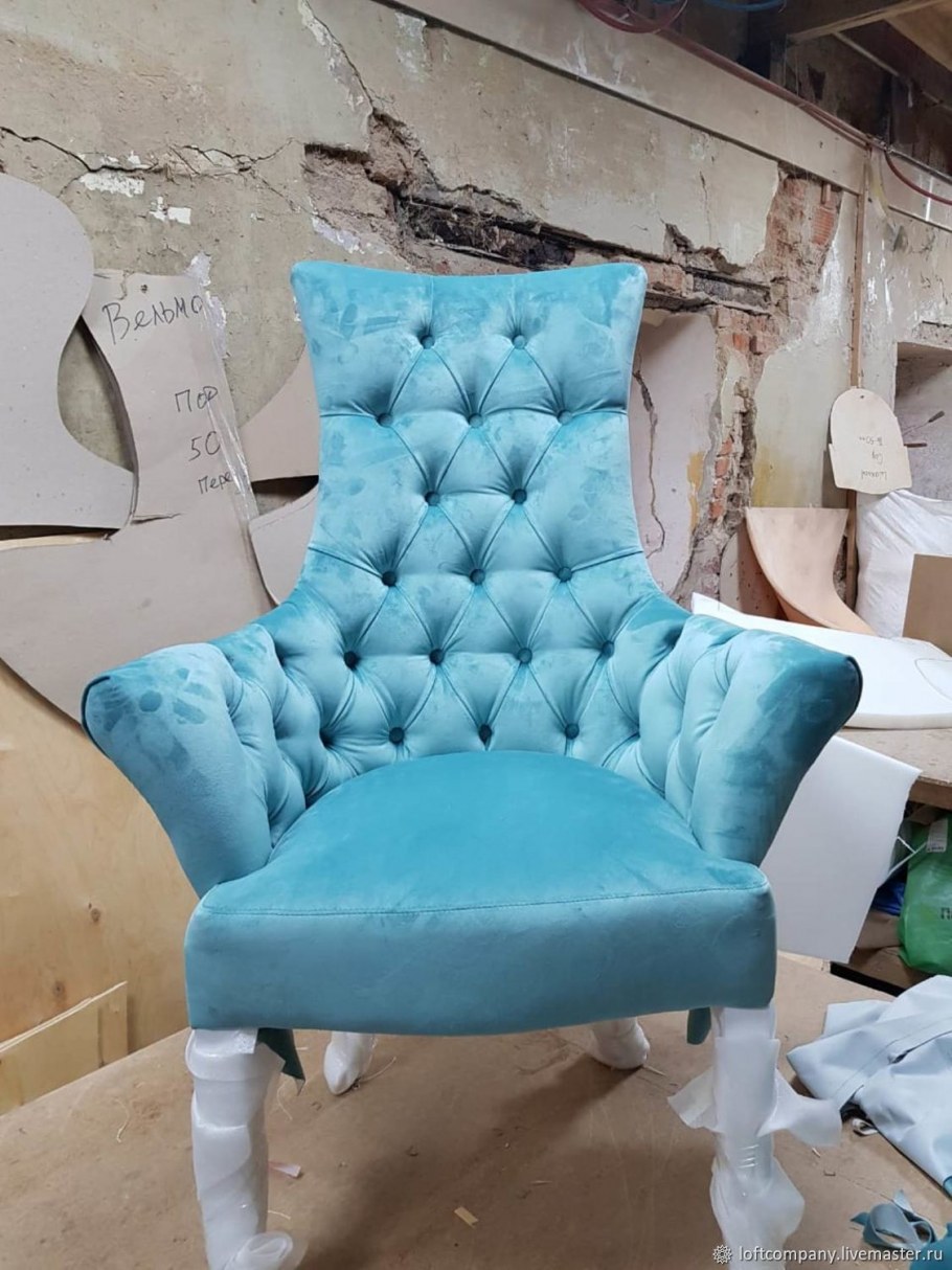 Стул с каретной стяжкой ткань Zizi 002