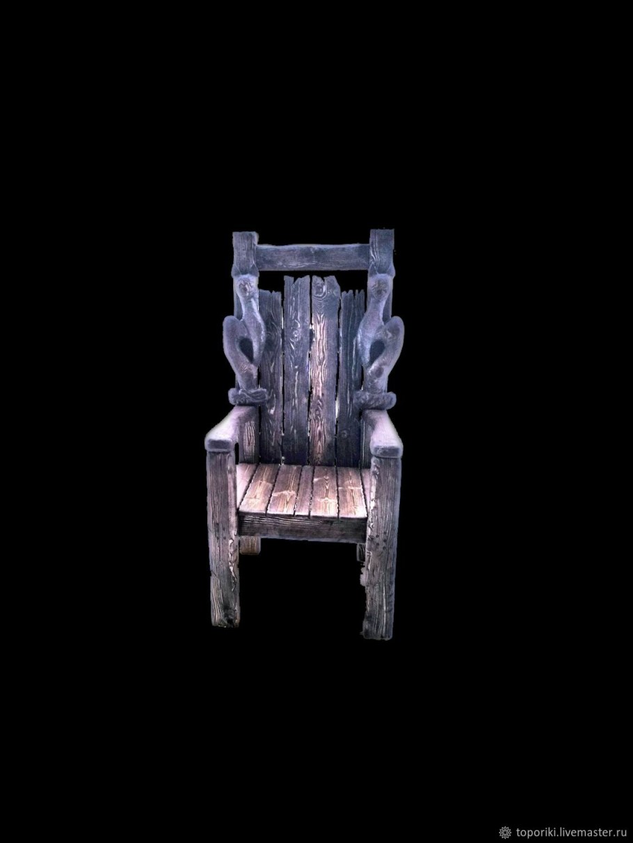 Трон кресло под старину папа Карло