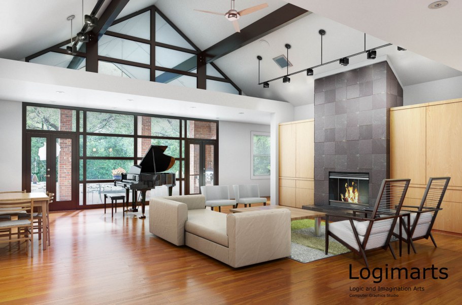 3ds Max квартира