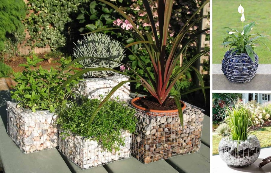 Альпийская горка с габионами