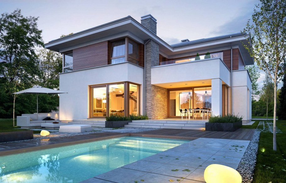 Классический двухэтажный дом