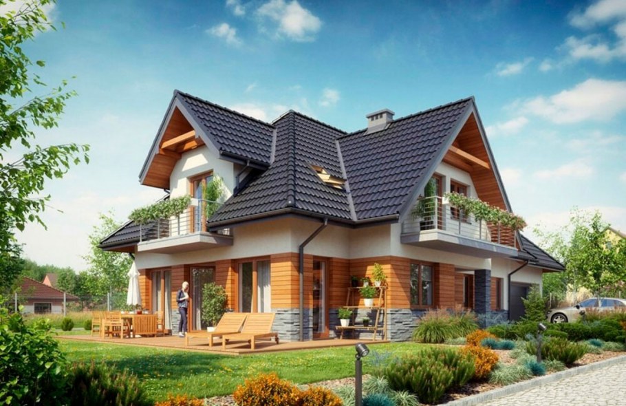 Проект шикарного коттеджа
