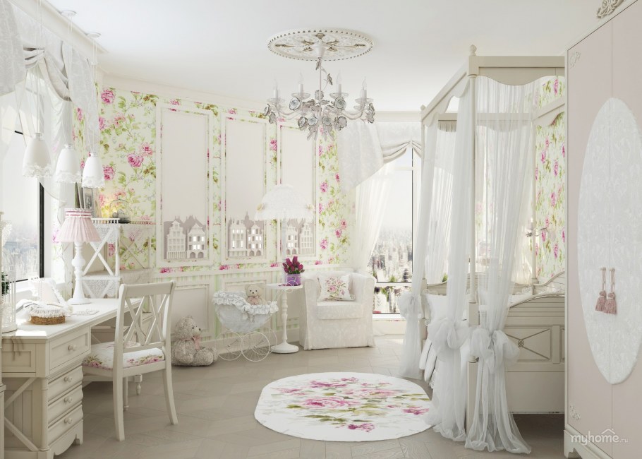 Детская для младенца в стиле Прованс