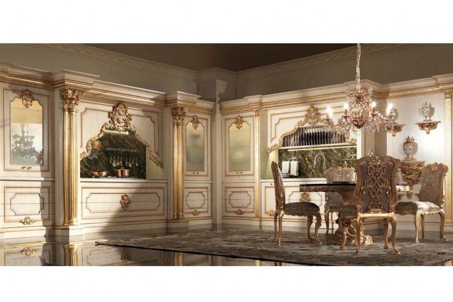 Кухня Италия Барокко резная