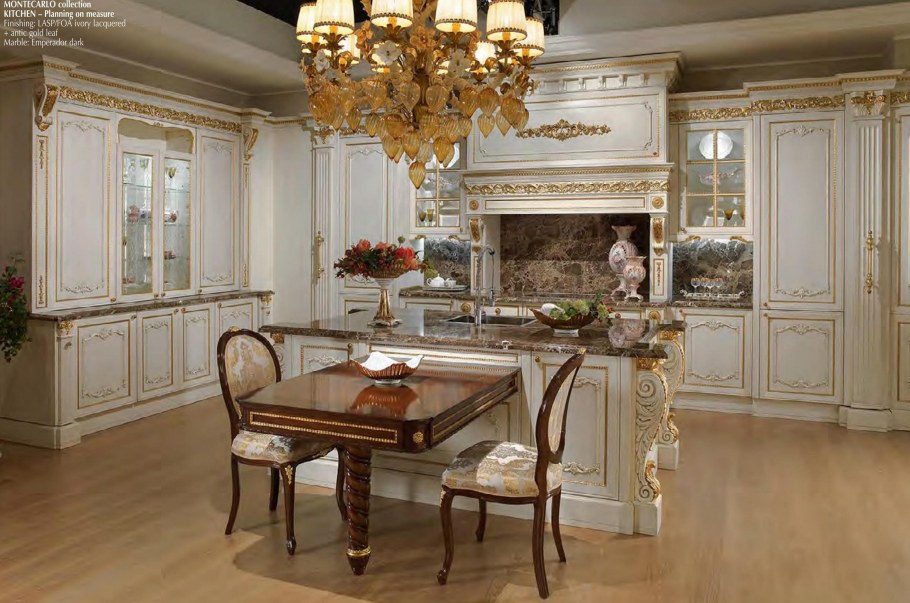 Кухонные гарнитуры в стиле Барокко
