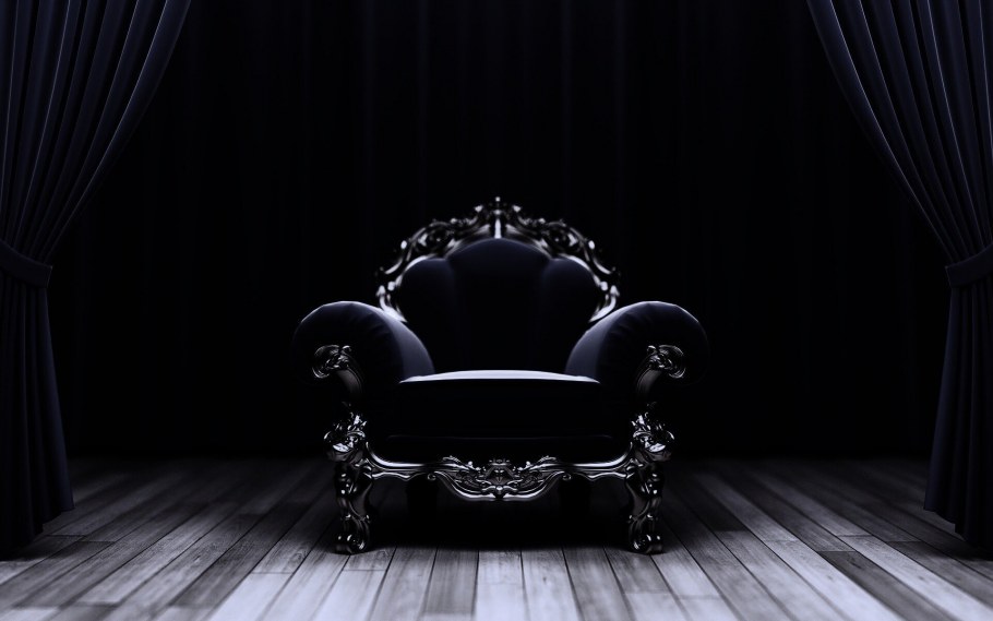 Комната с красными стенами