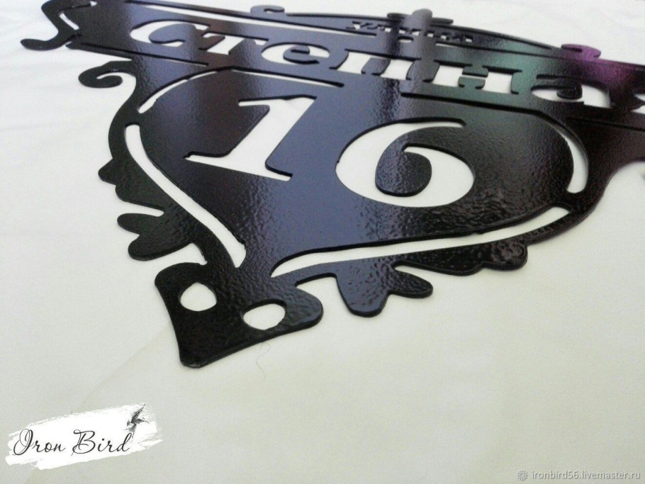 Номерные таблички на дверь квартиры