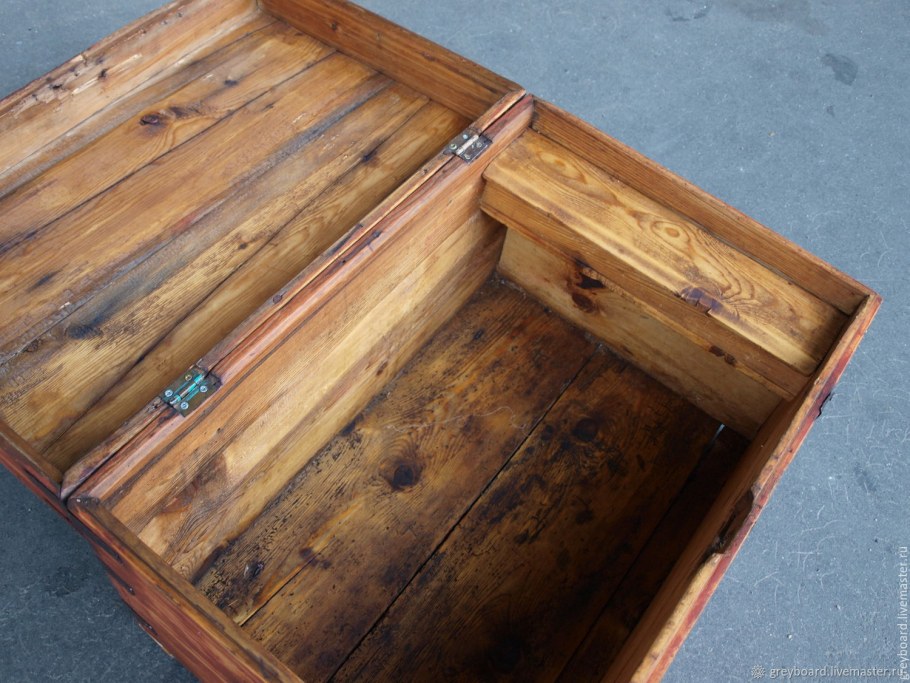 Пиратский сундук из дерева