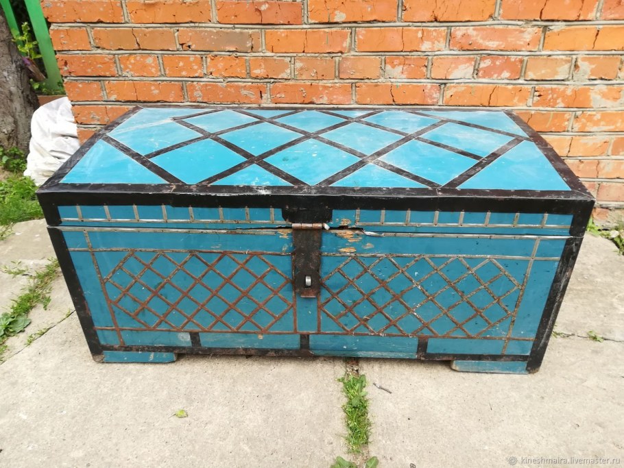 Сундук Пилигрим 70х46х39 см цвет дерева