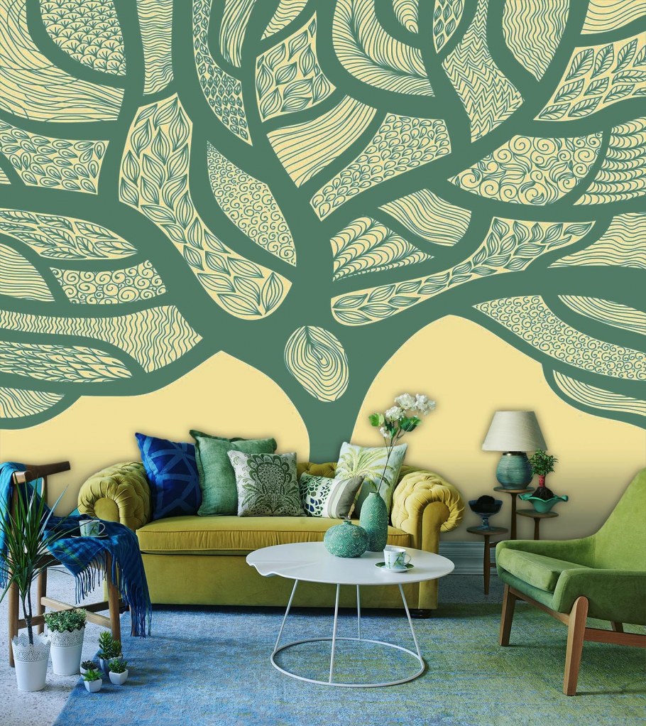 Декоративное дерево для интерьера