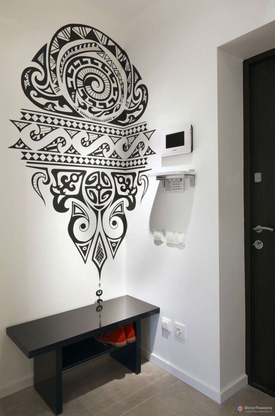 Дизайнерские узоры на стенах