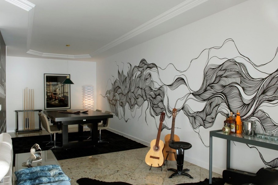 Стилизованная роспись стен