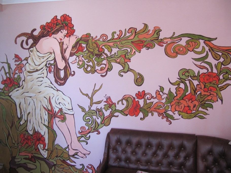 Декоративная живопись на стенах
