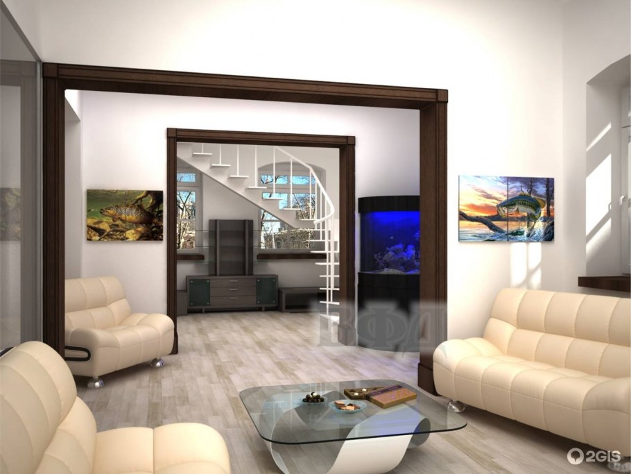 Прямоугольные арки в интерьере