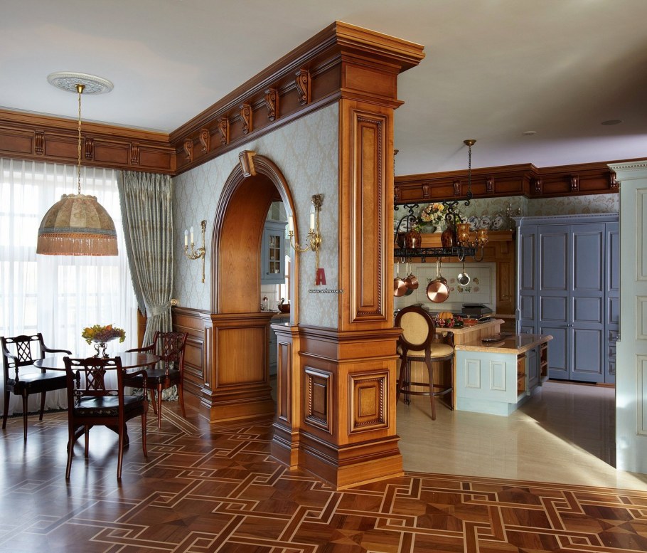 Георгианский стиль в интерьере кухни