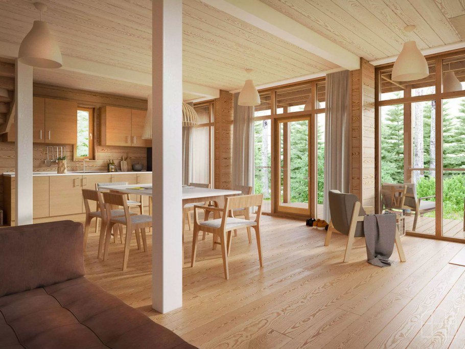 Имитация бруса (Вуд-Хаус) сосна