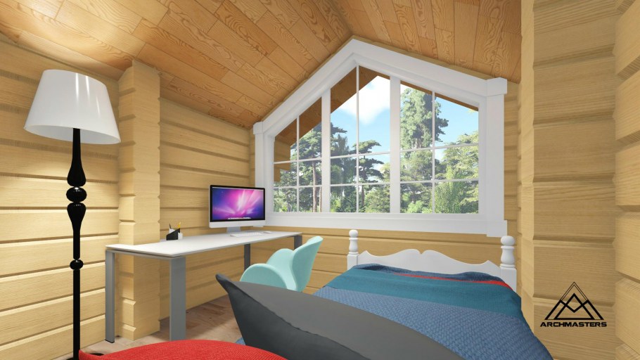 Планкен лиственница потолок