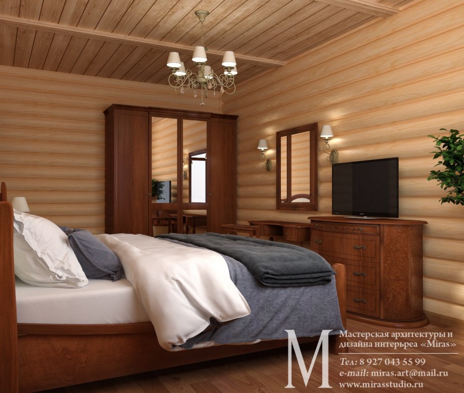 Отделка помещений деревом