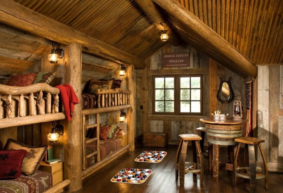 Комната в деревенском стиле