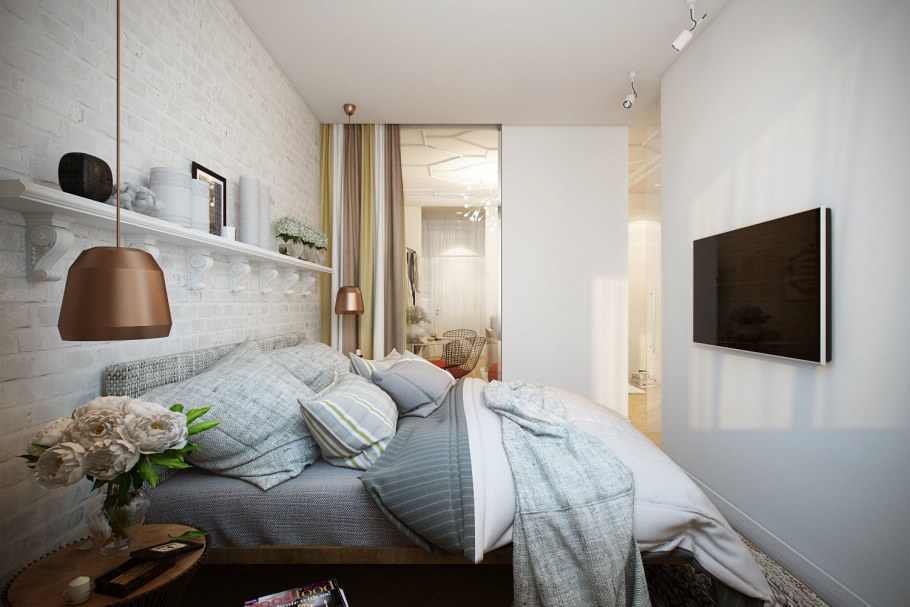 Спальня малогабаритка дизайн