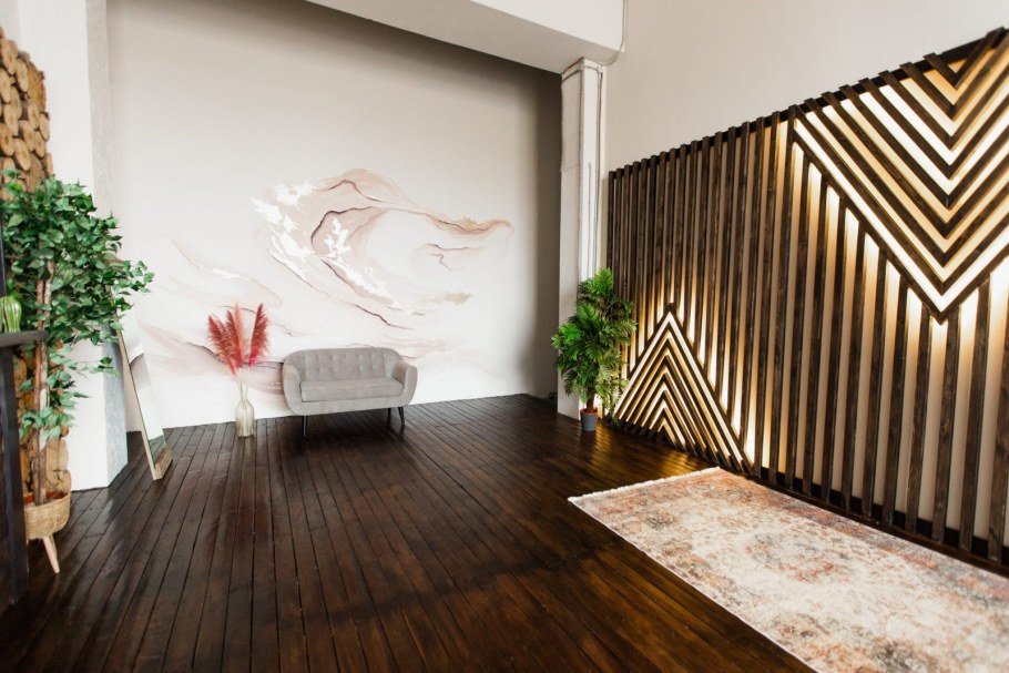 Реечные перегородки Хольц