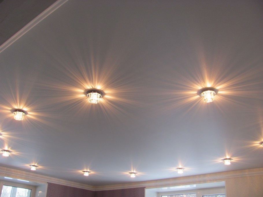 Тканевый натяжной потолок