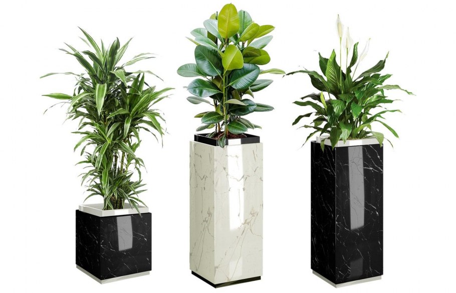 Кашпо для цветов напольное высокое