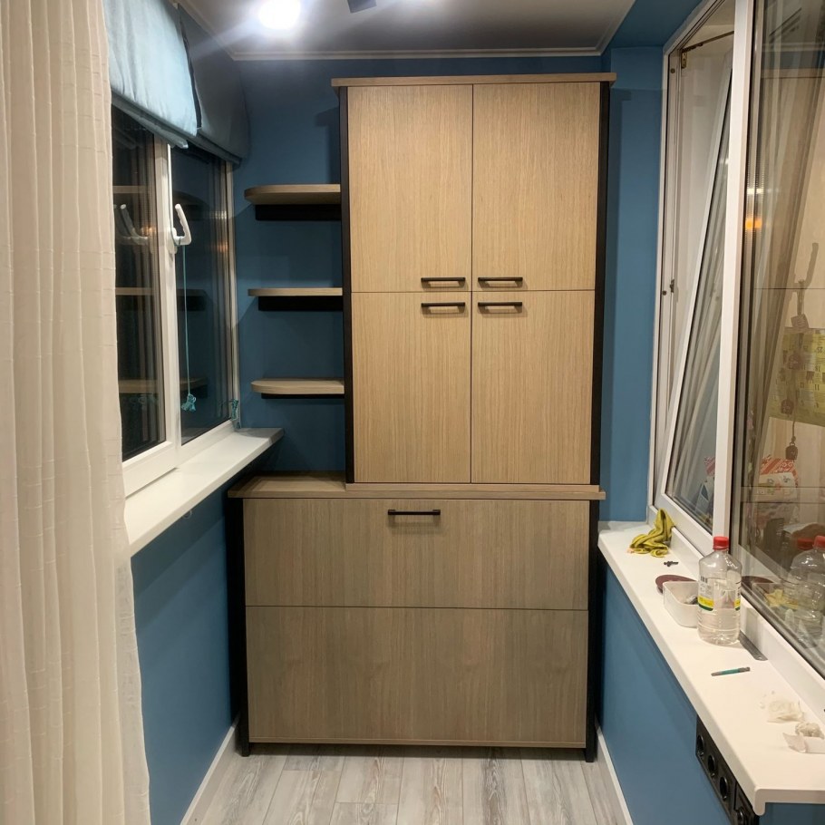 Лоджия с панорамным остеклением