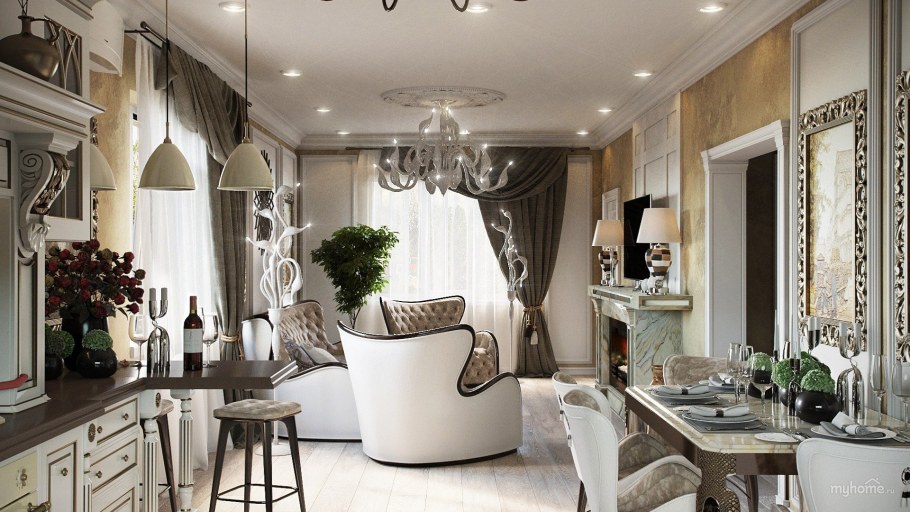 Неоклассика в интерьере