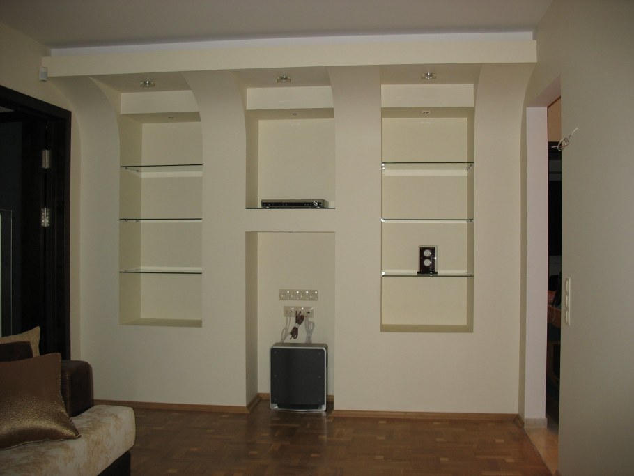 Ниши в стене для телевизора