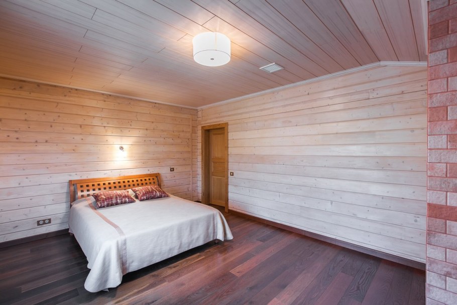 Имитация бруса для внутренней отделки вертикально