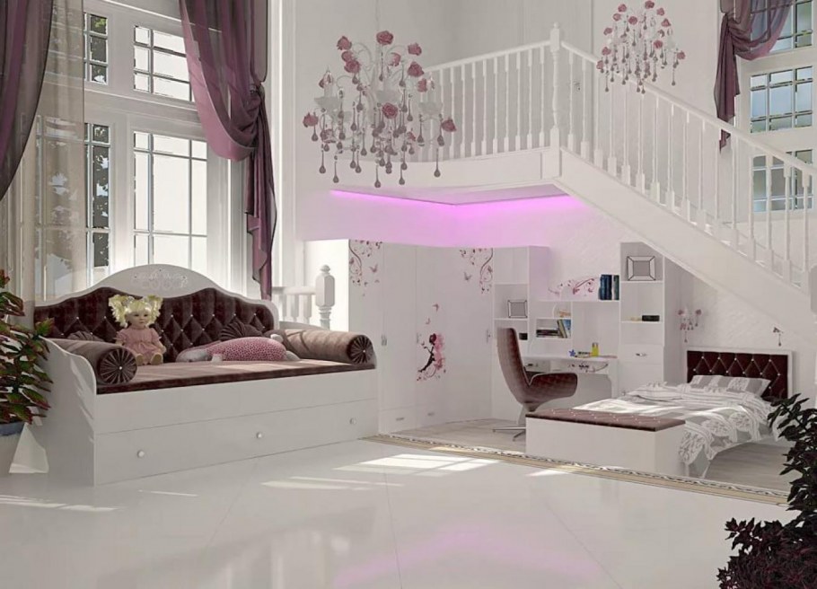 Шкаф Виолетта детская