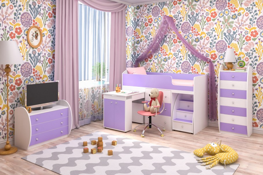 Комната для девочки подростка