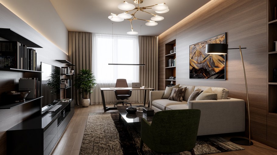 Гостиная 19кв интерьер